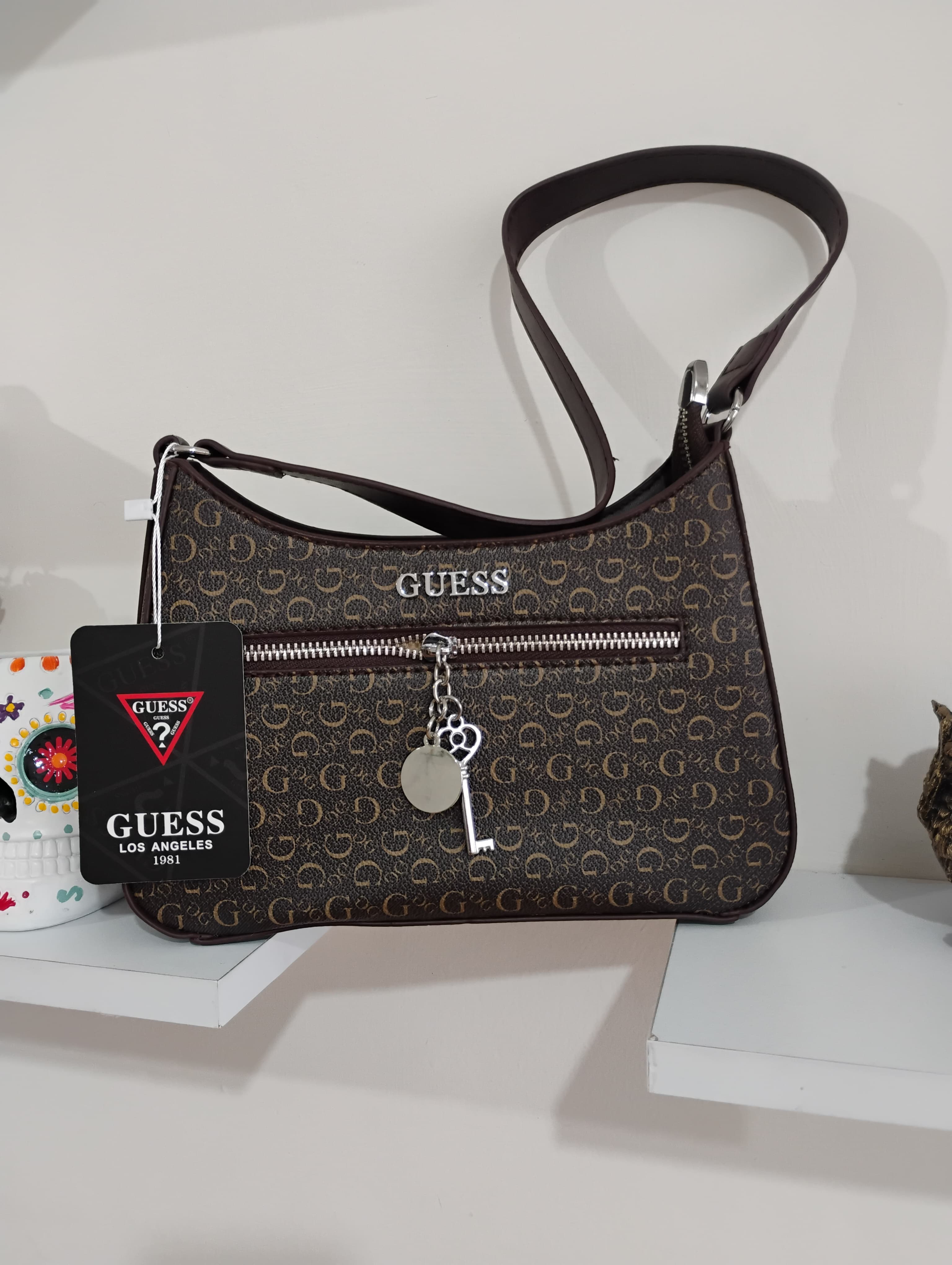 Bolsa de hombro GUESS con monograma G