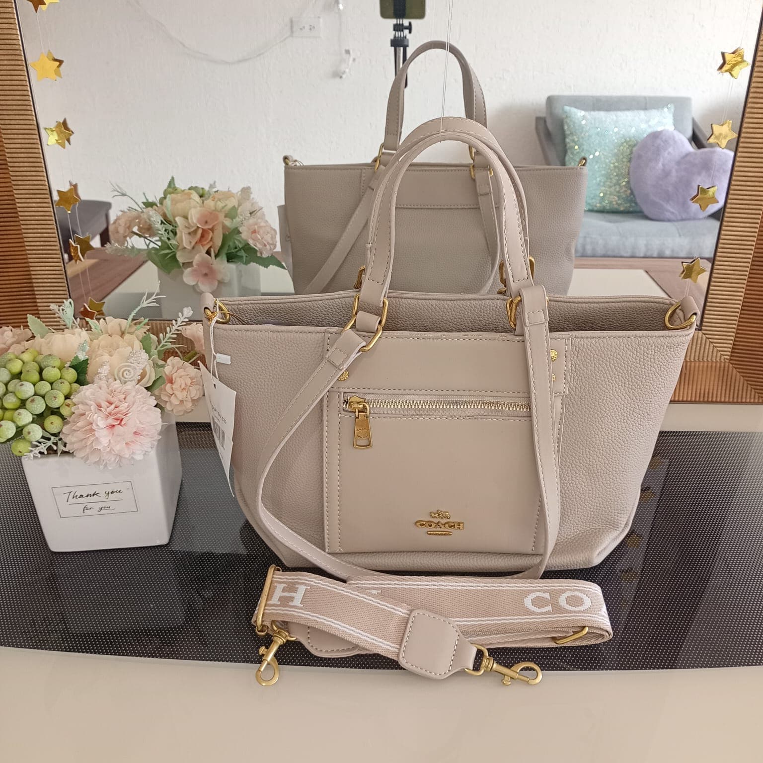 Bolsa tote Coach con correa desmontable